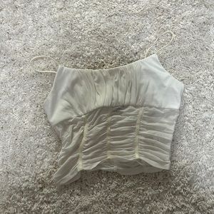 White princess Polly tank top